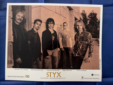 STYX 8"x10" Publicity Photo Glossy Vintage Original Sanctuary Records TBA CMC