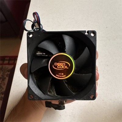 Deepcool CPU Fan with Heatsink, 4-Pin, Aluminum Plastic, Black Silver
