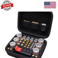 LTGEM Battery Organizer Storage Case with Tester Compatible with AA AAA Butto...