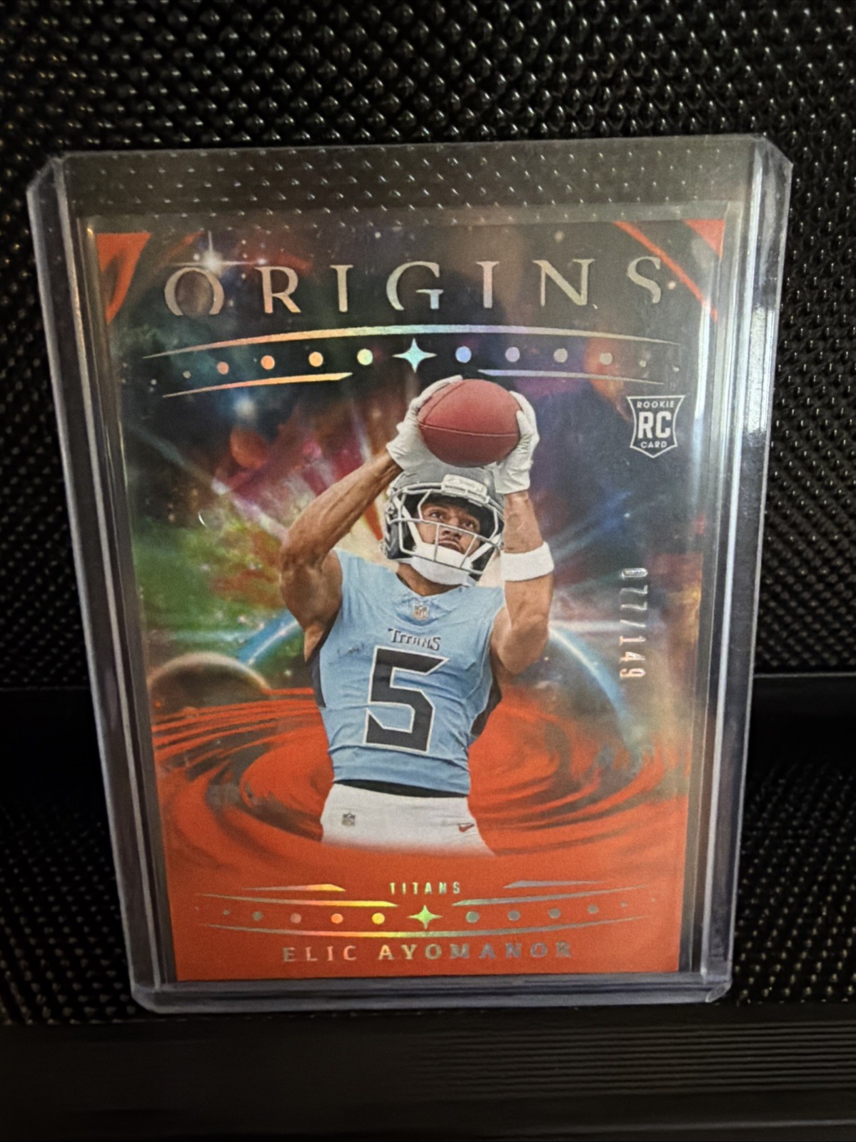 2025 Panini Origins - Rookies Elic Ayomanor #108 Orange /149 (RC)