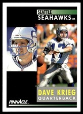 1991 Pinnacle Dave Krieg Seattle Seahawks #236