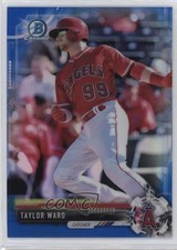 2017 Bowman Draft Chrome Blue Refractor Taylor Ward (Missing Card Number) 6u5