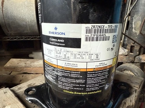 COPELAND SCROLL L  ZR72KCE-TFD-950 COMPRESSOR