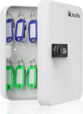 Uniclife 20 Position Schlüssel Kabinett Mit Kombination Lock Resettable White Di