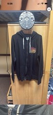 Wwe Randy Orton Black Zip-Up Hoodie with RKO Logo Design