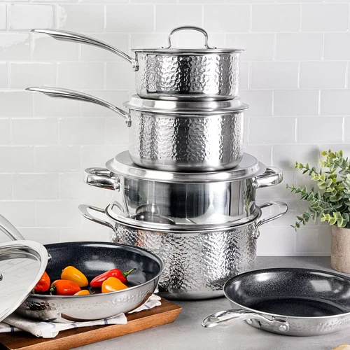 Granitestone Stainless Steel Cookware Set - Thumbnail 5