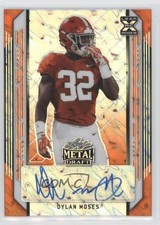 2021 Leaf Metal Draft Orange Marble /7 Dylan Moses #BA-DM1 Auto 0c6