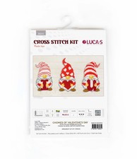 Counted Cross Stitch Christmas tree toy "Toys s Gnomes of Valentine's Day"