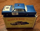 Matchbox Lesney #55 Ford Fairlane Police Car with Box - 1960s