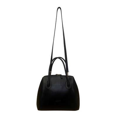 Museo Nacional Del Prado Women s Black Leather Tote  Bag With Dual Handles