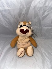 DISNEY CHIP FROM CHIP AND DALE BEANIE 7  PLUSH BEAN BAG
