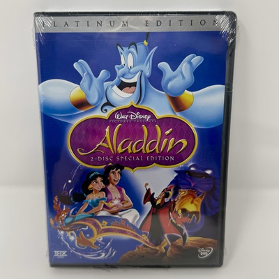 #ad #ad Walt Disney Aladdin Platinum Edition 2 Disc Special Edition DVD New Sealed $34.88