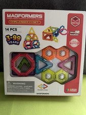 Magformers Magnetic Construction Challenger 14 Piece Set Ages 3 and Up New Box