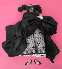 16" Tonner Wentworth Sydney Doll Outfit "Eye Of The Beholder" Black Gown #U