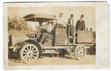 1913 Jetter Beer Delivery Truck Omaha Nebraska RPPC Real Photo Postcard Brewing