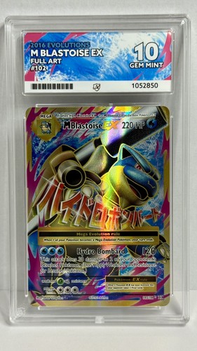 M Blastoise-EX graded ACE 10 for sale on eBay