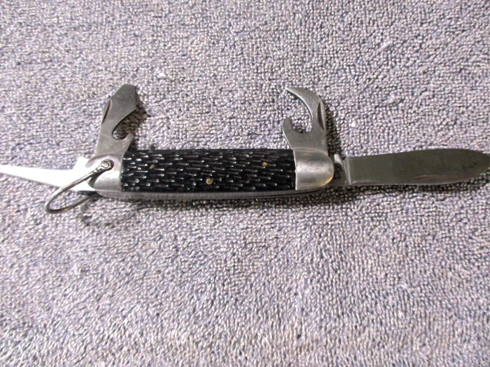 Винтажный складной нож/многофункциональный инструмент Sabre Japan 619 Scout Camp - Изображение 4 из 4