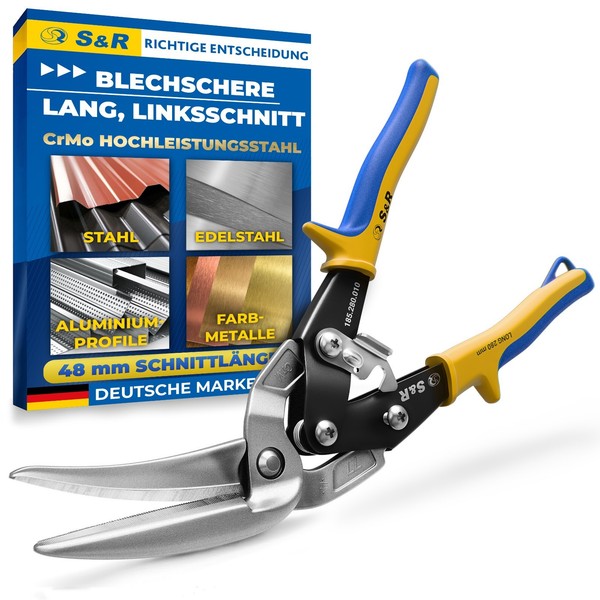 S&R Blechschere Linksschnitt 280Mm – Durchlaufblechschere Aus Hochleistungsstahl-image