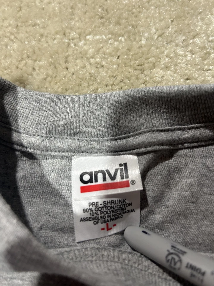 Camisa de carreras Danica Patrick para hombre grande gris NASCAR Stock Car Tee Driver 7 yunque Foto 4 de 4