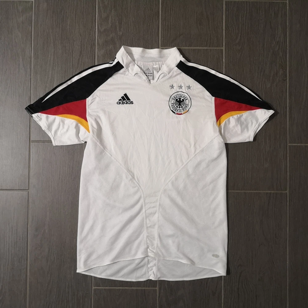 Vintage Retro 2004 EM Deutschland DFB Heim Trikot Größe: XS 176 Fußball Adidas