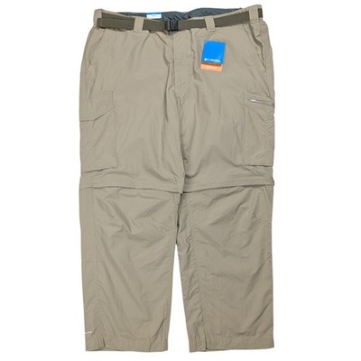 NEW Columbia Silver Ridge Convertible Cargo Pants Men 44x28* Omni-Shade Khaki