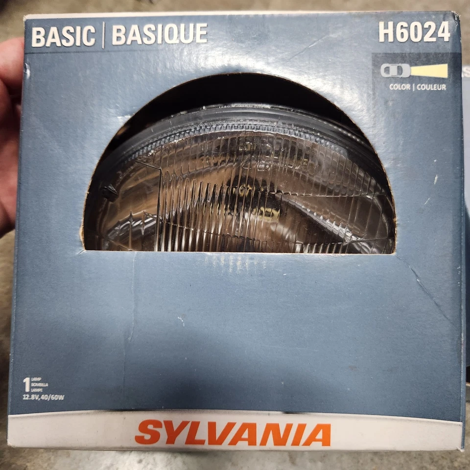 Sylvania Performance Headlight H6024 Harley Yamaha Kawasaki Suzuki Jeep 7" - Image 2 of 4