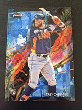 Trey Cabbage 2024 Topps Finest Blue Checkerboard #52 /99 Astros RC