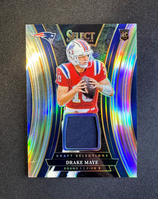 2024 Select Draft Selections Drake Maye RC Patch #DSM-DME Patriots #d 065/149