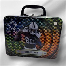 CEE DEE LAMB Dallas Cowboys Themed Metal Lunchbox Panini Revolution 🌟