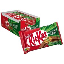 Neastle Kit Kat 4-Finger Hazelnut Chocolate Bars 41.5g Full Box Of 24