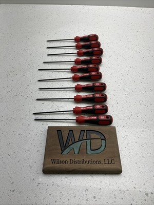 Wiha 46720 2,0x100 Ergonomic Ball End Hex Driver (Lot Of 10)