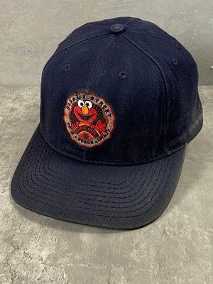 Vintage 90s Elmo Hat Sesame Street General Store CTW Virtue Honor Loyalty USA