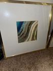 z gallerie wall art (2) Agate in peacock framed  — photo 2