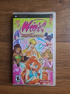 Winx Club: Join the Club - Playstation Portable (PSP Sony Konami Case And Manual