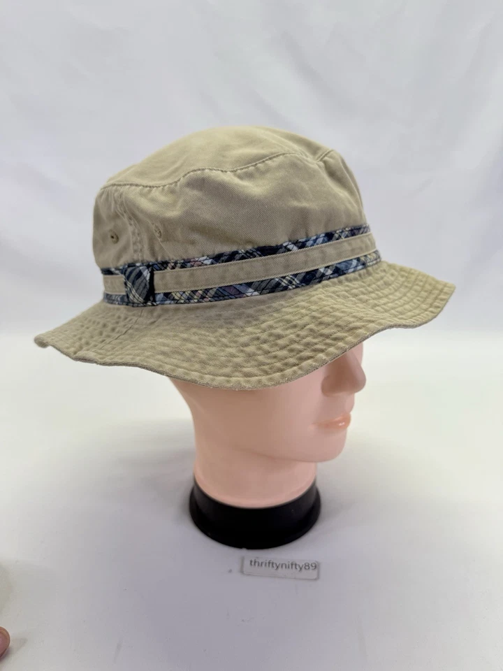 Polo Ralph Lauren Tartan клетку группы бежевый ведро шляпа размер S/M - Изображение 3 из 4