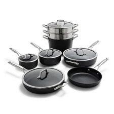 Calphalon Premier Hard-Anodized Nonstick Aluminum Cookware Set, 13-Piece Set