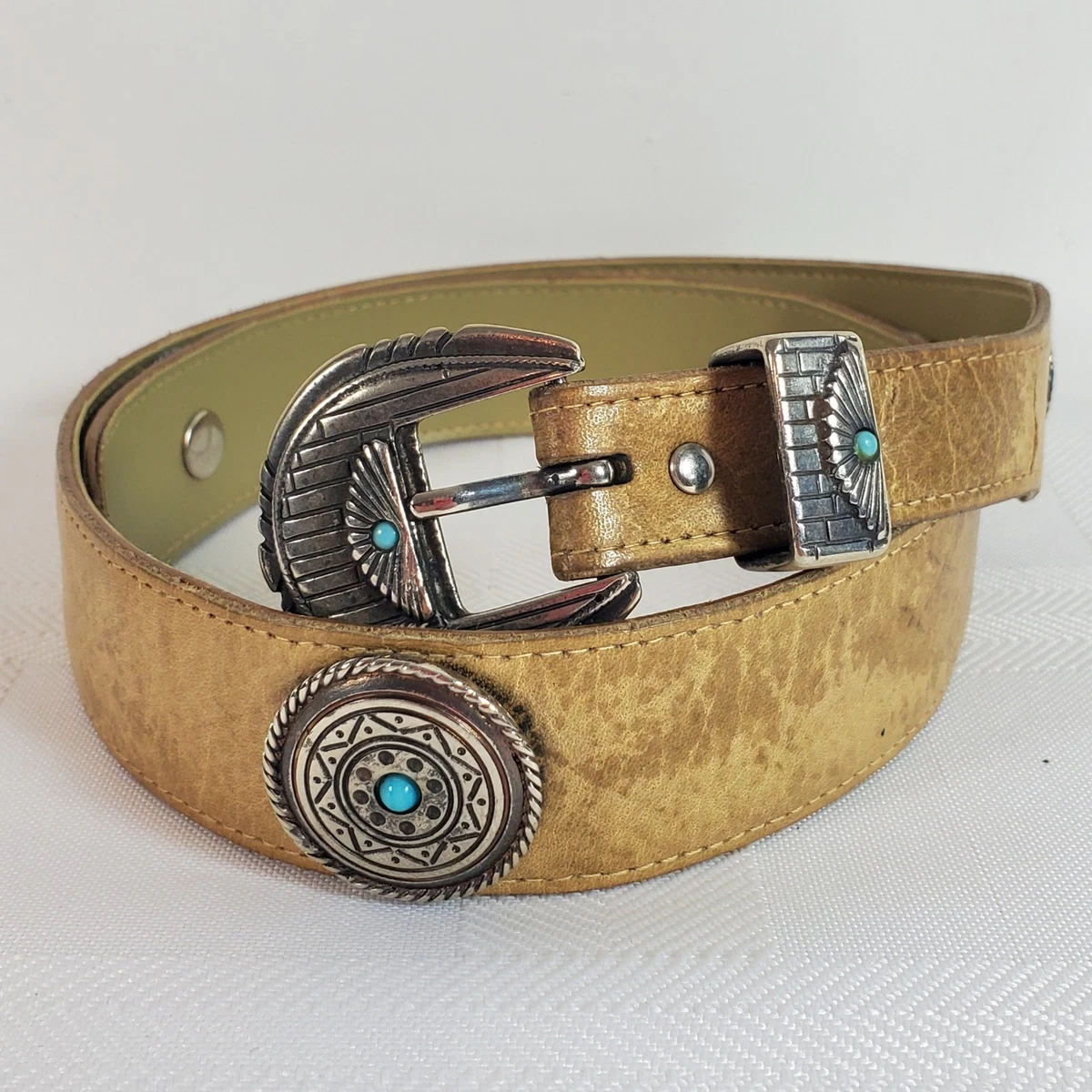 Vintage MCM Gold Tone & Leather Chain Belt Brown Rare Design MCM MCM Cognac / Gold Belt | Grailed main image 4