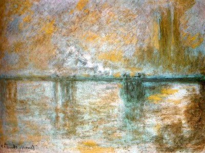 101 Claude Monet - London, Charing Cross Bridge 1901 - Giclée Fine Art