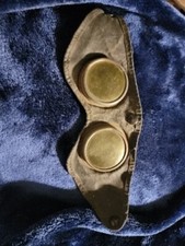 Vintage 1940  s 50's Steampunk Auto Glasses Goggles Driving Motorcycle Aviator