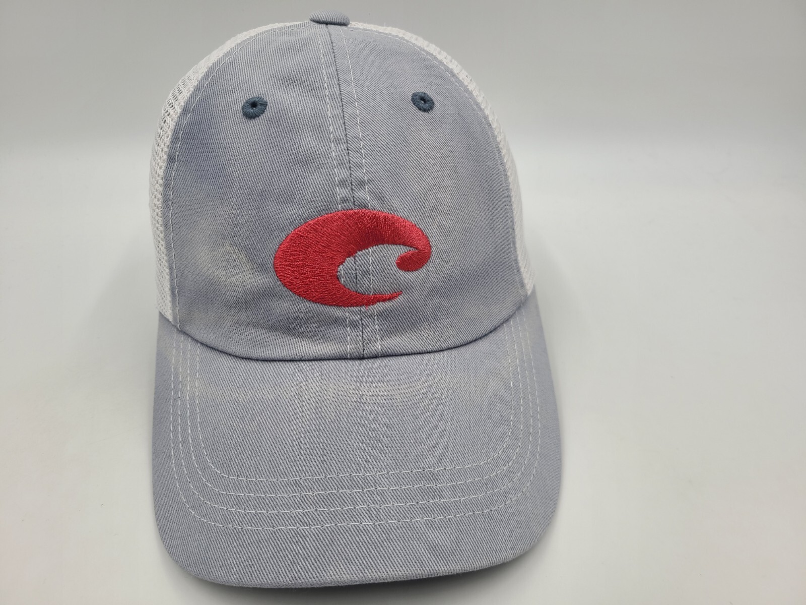 Costa Del Mar Mesh Trucker Adjustable Hat Cap Baseball Men Women Blue White Red