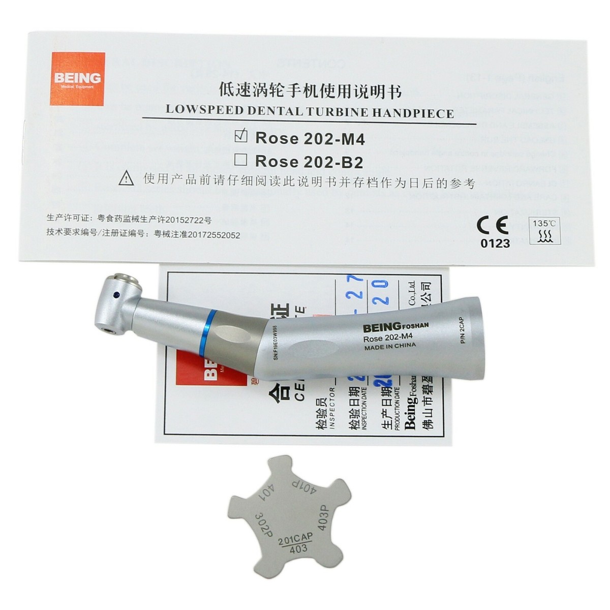 BEING Dental Low Speed Handpiece Fiber Optic 16:1 4:1 1:1 Endo