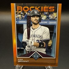 2024 Topps Transcendent Kris Bryant /25 Orange Refractor Image Variation