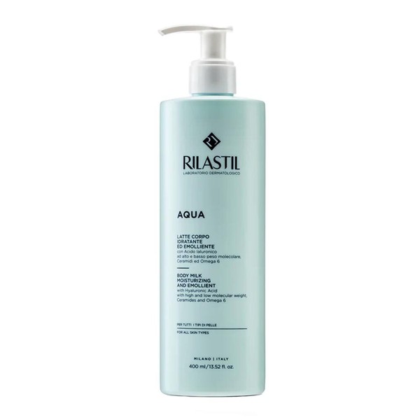 Rilastil Aqua - Latte Corpo Idratante Ed Emolliente, 400Ml-image