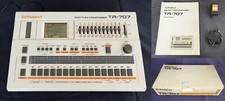Fully tested-working VG 1985 Roland TR-707 rhythm composer; manual, power supply