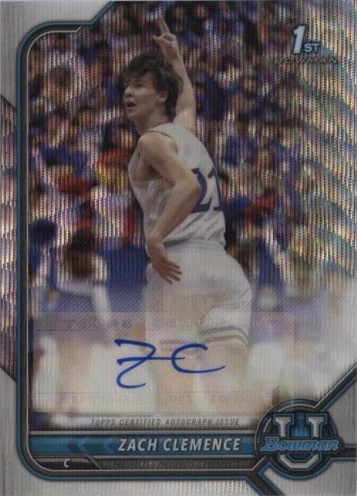 2021-22 Bowman University - Zach Clemence #BCPA-ZC - 1 of 2