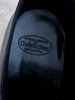 Aintree 2 Crockett and Jones men's shoes, size UK 10.5 Black Calf