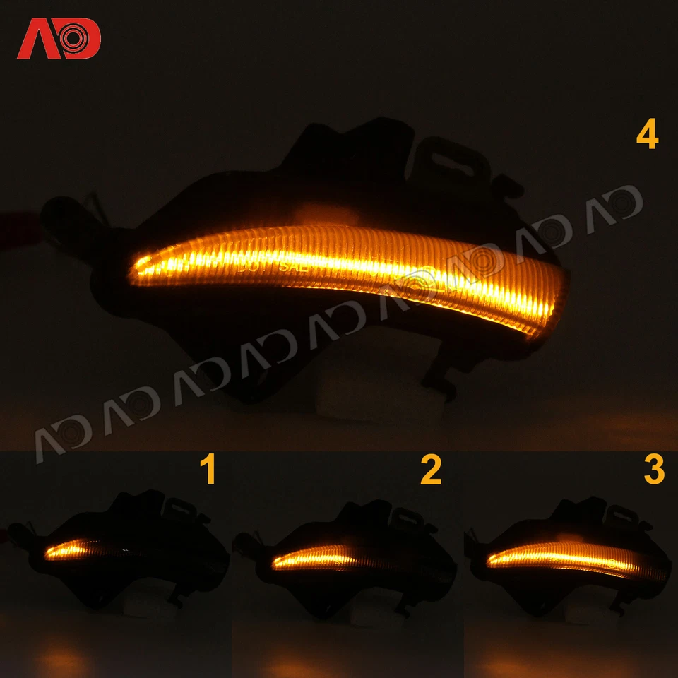 Luz de espejo lateral secuencial LED ahumada para LEXUS IS350 IS300 IS250 CT200h LS460 Foto 2 de 4