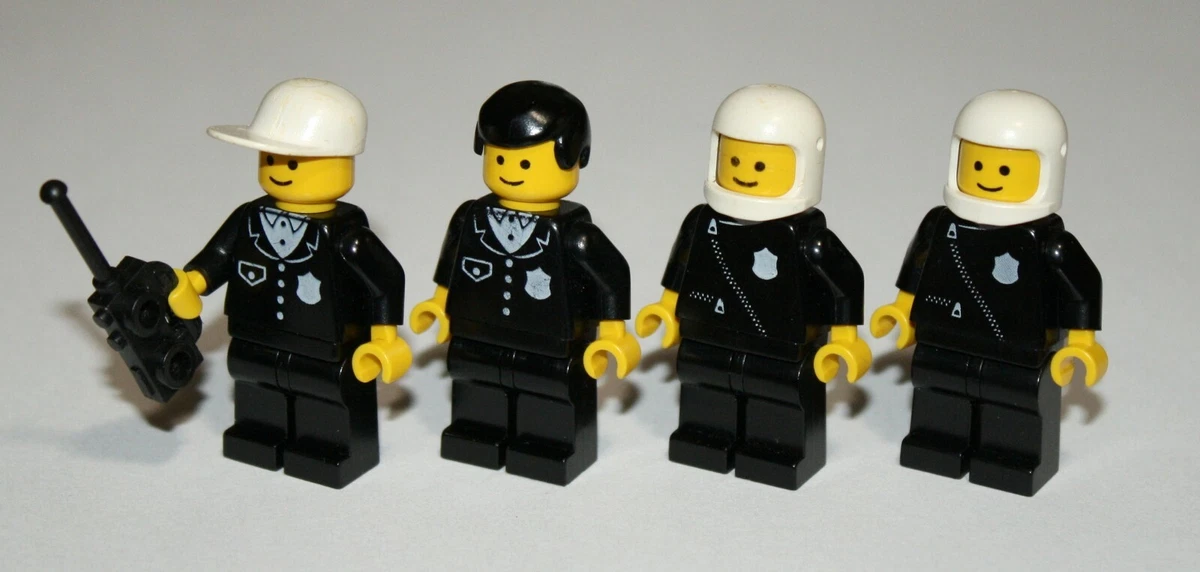 Lego Classic Town Policeman Minifigures Vintage Police Station Chief Officers