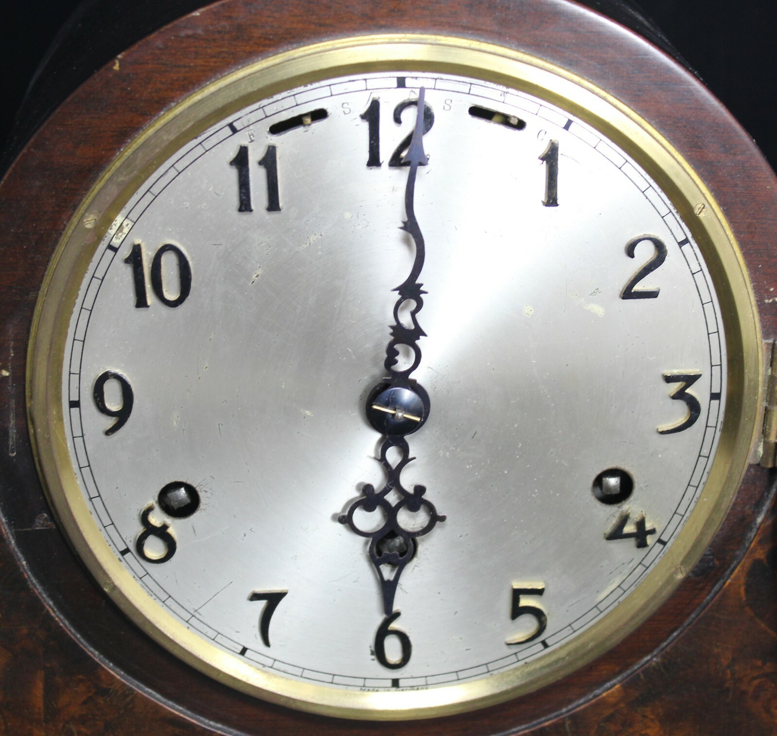 Herman Miller Westminster Chime Tambour Mantel Clock Vintage For