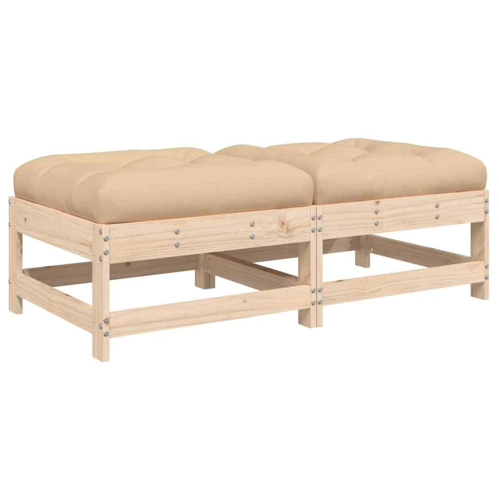 vidaXL Patio Footstools